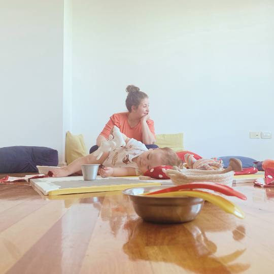 Mamás y bebés que vinieron a crEO