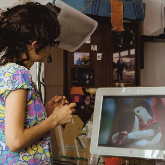 Animando el cortometraje "Nuestra arma es nuestra lengua"