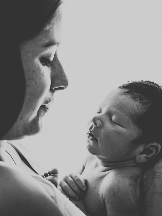 Bebé y mamá, vínculo de apego